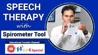 Speech Therapy with Spirometer Tool