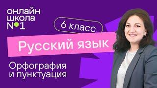 Орфография и пунктуация. Видеоурок 2. Русский язык  6 класс