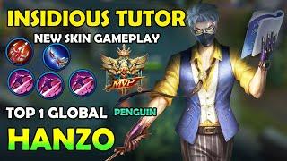 insidious tutor New Skin Gameplay ! Top 1 Global Hanzo Gameplay And New Build 2020 - ML