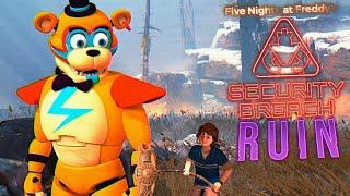 FNAF 9 Security Breach RUIN DLC  ФРЕДДИ и ГРЕГОРИ в ЛЕСУ АНИМАТРОНИКОВ МОД