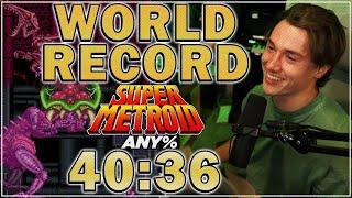 [WORLD RECORD] Super Metroid Any% in 40:36!