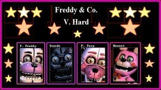 Режим Freddy & Co сложность V.Hard Custom Night Five Nights at Freddy's Sister Location