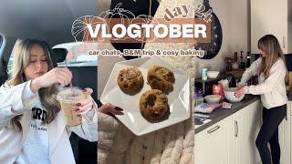 VLOGTOBER DAY 24 | car chats; spiritual experience, B&M trip & cosy baking