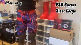 PSD Boxers Review (PSD Spider-Man Miles Morales Boxers, PSD Black Panther, PSD Naruto Boxers)