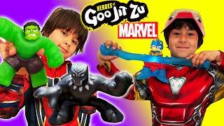 DANI y EVAN y los GOO JIT ZU de MARVEL y DINOSAURIOS