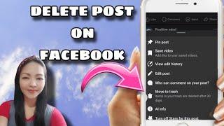 Paano mag delete ng post sa Facebook? Delete post on Facebook