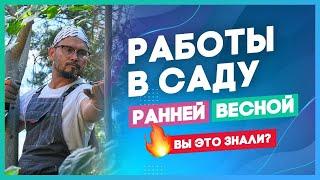 Ранняя весенняя обработка сада. Не тратьте время!