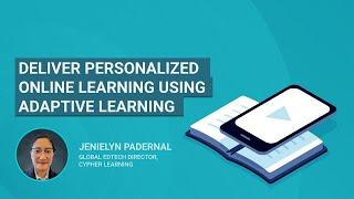 NEO LMS Webinar: Deliver personalized online learning using adaptive learning