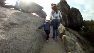 Sequoia Park Moro rock climbing Part 2