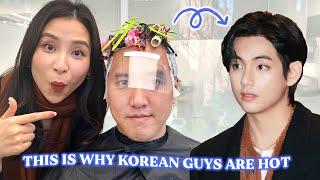 I convinced my man to get a Korean Hair Perm *omg the results! *