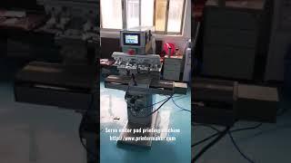 Servo motor pad printing machine