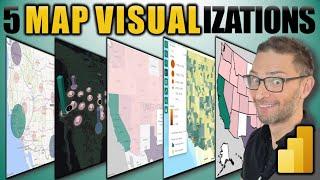 Unlock Power BI MAP Visualization: Must-Know Maps Tutorial (2023)!