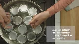 Canning Questions: Can Ball Jars Touch While Being Processed in the Canner?