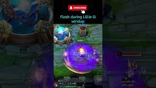 League of legends Flash during Lillia Q windup #leagueoflegendstips #lillia