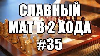 Шахматные задачи мат в 2 хода. Выпуск №35. Шахматы задачи. Мат в два хода - решение задач.