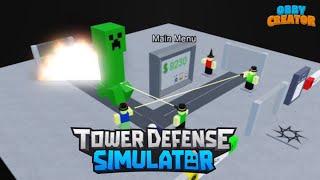 Working Tower Defense in Obby Creator (Roblox Obby Creator)