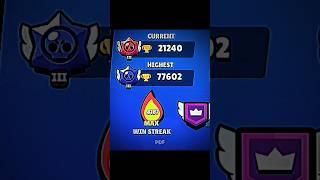 World record win streak ️ #brawlstars #shorts #viralvideo #trend #supercell #fyp