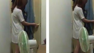 #Vidio viral Aliyah kurnia #main di kamar mandi..