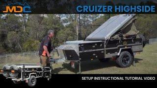 How to: Setup MDC CRUIZER HIGHSIDE Camper Trailer