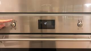 How to adjust the time in SMEG Dialed Oven