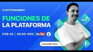 Funciones de la Plataforma CryptoMarket + Herramientas