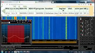 FM DX TR- 090822 0748UTC - 97.6  BAYERN 3 (D) Gelbelsee (bay) 25kW 283km