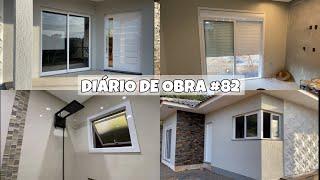 INSTALARAM AS PORTAS E JANELAS DA NOSSA CASA | DIÁRIO DE OBRA #82