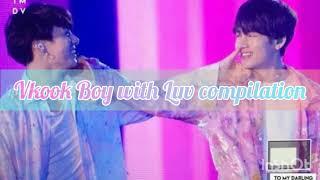 Vkook Boy with Luv compilation - IpurpleBTS