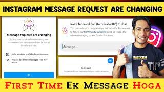 Instagram Message Request Are Changing | Instagram Invite Someone To Chat With One Message