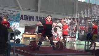 Konovalov Andrey RAW total 937,5kg@120+kg. Championship of Russia 2016