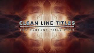 Clean Line Titles for Final Cut Pro (Download)