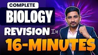 ENTIRE Biology in 16 Minutes | Class 12th Biology Fastest Revision Ever | Board 2023 Exam | Biology