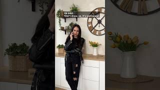 He said ‘keep it casual’… I heard ‘wear the gown. #wife #family#funny