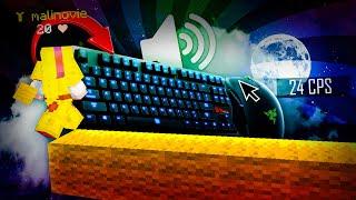 Keyboard + Mouse ASMR Sounds (Handcam) | Hypixel Bedwars