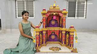 A2 Big Mandir Makhar Making Shree Space step by step DiY making by space store