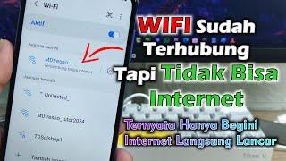 Cara Mengatasi WIFI Terhubung Tapi Tidak Bisa Internet 2024