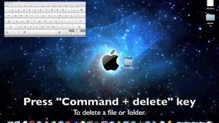 Switch 101: Keyboard shortcut for deleting a file of folder in Mac OS X