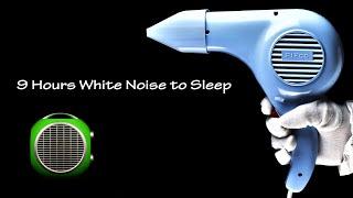 Hair Dryer Sound 103 and Fan Heater Sound 2 | ASMR | 9 Hours White Noise to Sleep