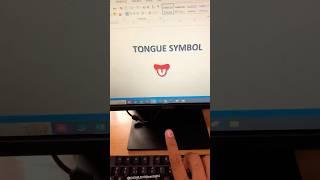  Tongue Symbol Shortcut key #shorts #msword #computer #shortcutkeys