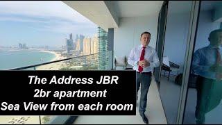 The Address JBR Dubai | 2 bedroom apartment | Full Sea View from ALL rooms