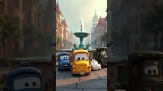 City Bus Cartoon #kids #disney #cartoonvideo #shorts