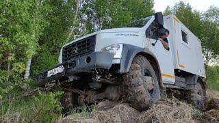 Sadko Next on K-58 tires,  TIN !!! GAZ Trackmaster 4x4 on K-58 tires BTR