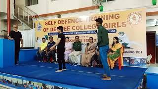 dangerous self defence by a girl |Utkal karate school|#selfdefense #karate #skarate