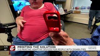 Courage Kenny using 3D printer to create adaptive devices that make life easier for some