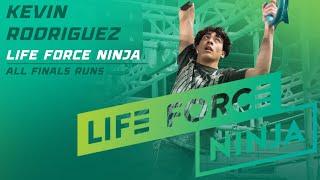 NSC 3rd Place Kevin Rodriguez | Every Finals Run From Life Force Ninja Season 4 Qualifier