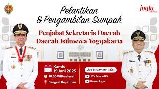 Pelantikan & Pengambilan Sumpah Penjabat Sekda DIY