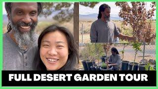 Large Family Homesteading & Gardening In The Nevada Desert | Full Garden Tour