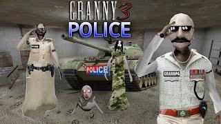 Granny 3 Tank Escape full gameplay | inspector Grandpa aur Sub inspector Granny Mod