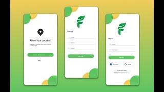 Mobile App UI Design | Sign In and Sign Up screens | Figma | Design for beginners | Easy Tutorial