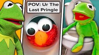 Tik Tok Memes Kermit The Frog and Elmo Sent Me (Brain Rot Edition)